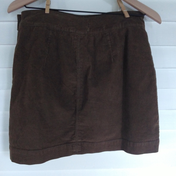 *SOLD* Free People Olive Corduroy Mini Skirt - Picture 3 of 6